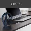 Elecom Headphone Stand, T-Shaped, Black, HP-DSTBK