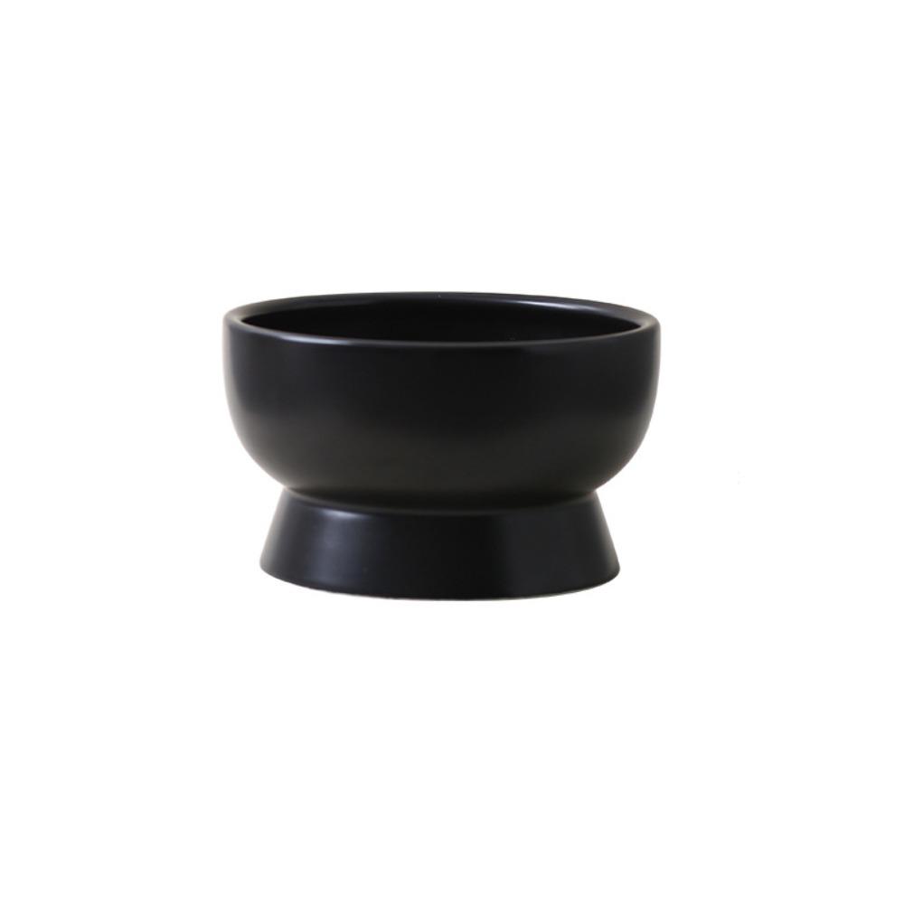 

Креативная миска для домашних животных с высокой ножкой, симпатичная кормушка для домашних животных, кормушка для собак, контейнер для воды чёрный