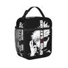 Jjk Gojo Satoru Thermal Insulated Lunch Bags for Picnic Anime Portable Food Bag Container Cooler Thermal Lunch Boxes