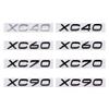 1PC 3D V40~V90 XC40~XC90 S60L S80L B2 T3 D4 Etc Logo Badge Sticker Rear Trunk Emblem Decal