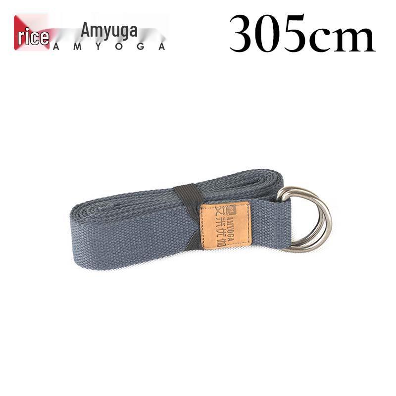 Enhanced Polyester Cotton Yoga Stretch Strap