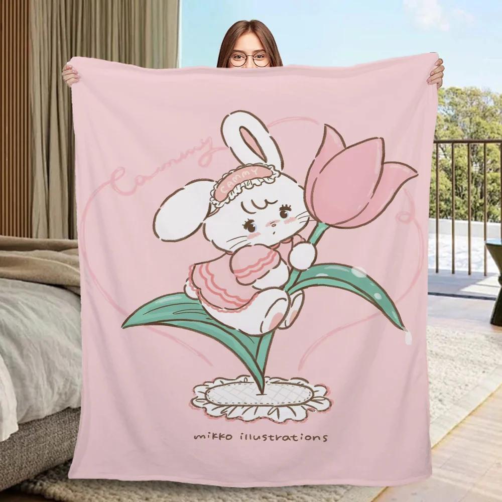 Designer Throw Blanket Sofa M-mikkoS Home Interior Fluffy Plaid Bed Blankets & Throws Warm Blankets for Cold Microfiber Bedding