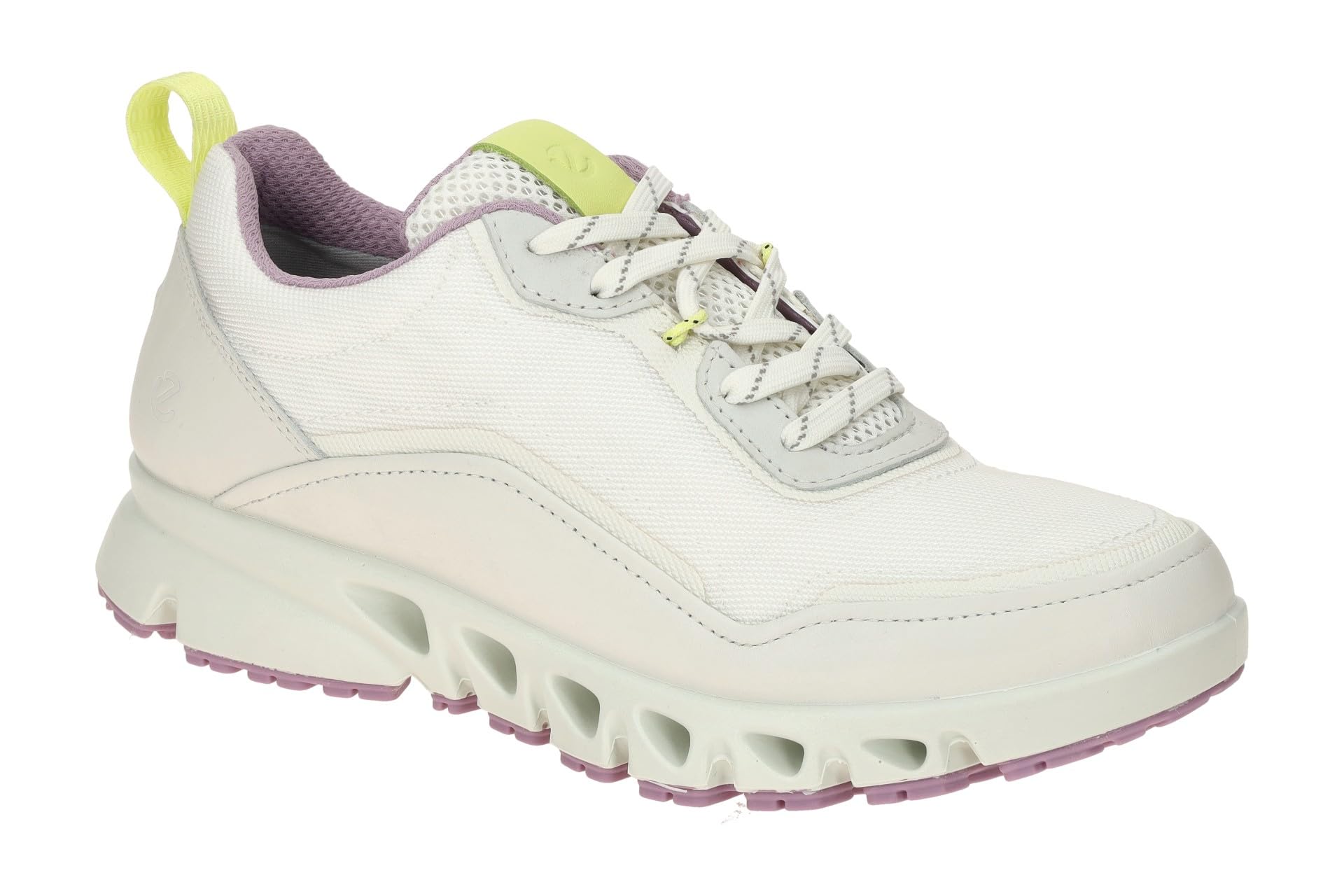 

ECCO MULTI-VENT W Women s Genuine Leather Sneakers with GORE-TEX Waterproofing, 88028361097, White/White/Lavender Mist, Size 24.0 cm, 3E