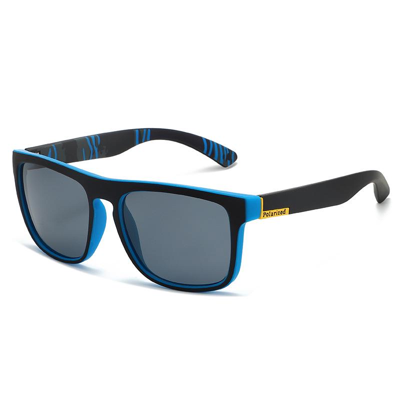 Men's High-End Polarized Cycling Sunglasses with Colorful Elastic Paint for Outdoor Sun Protection D731