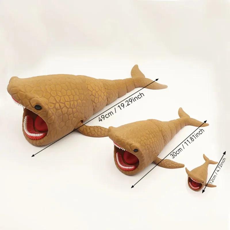 New 78cm Large Size 3d Printing Subnautica Sea Eater Bloop Gran Maja Action Figure Model Toy Doll Christmas Gifts Toys