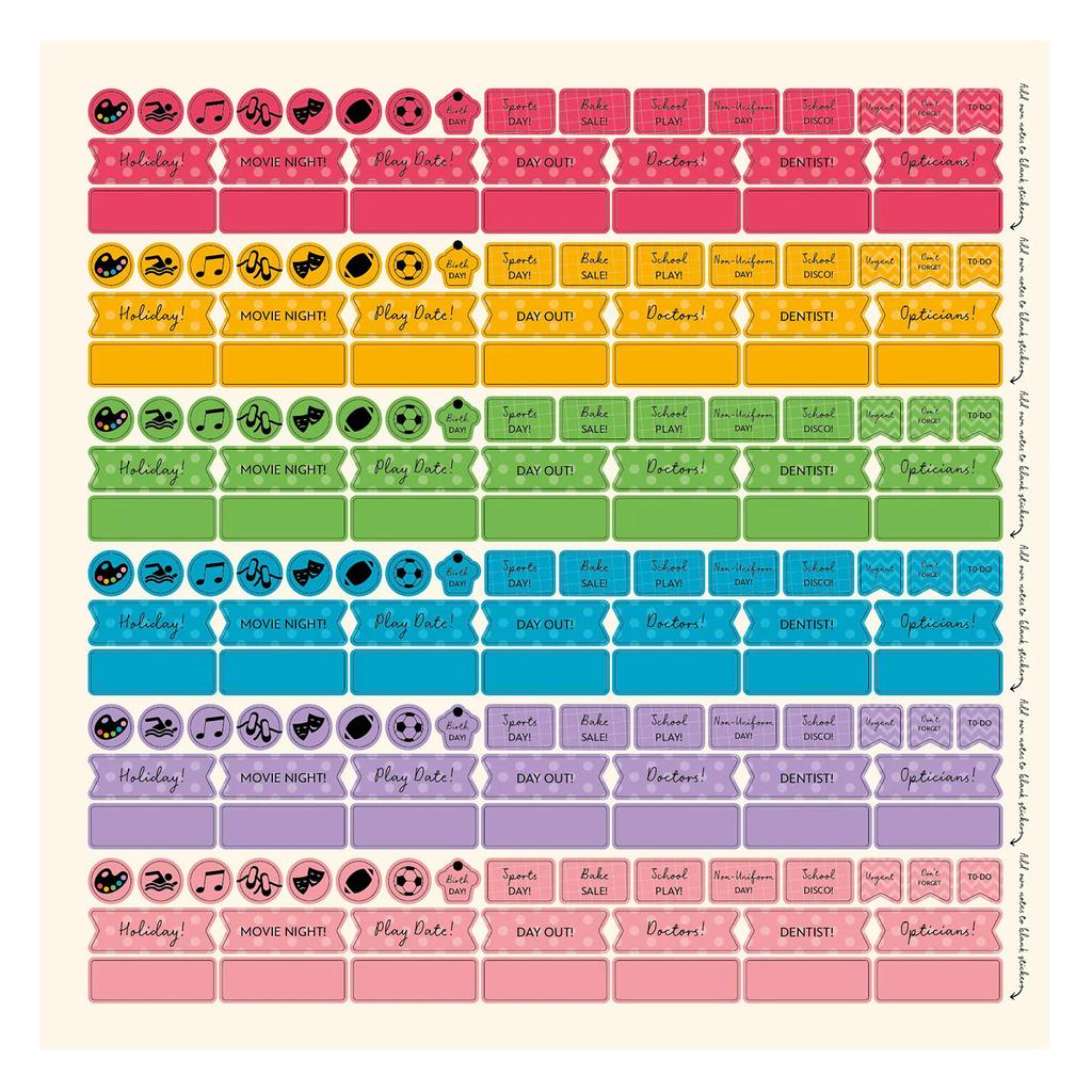 Disney Princess 2025 Square Family Planner