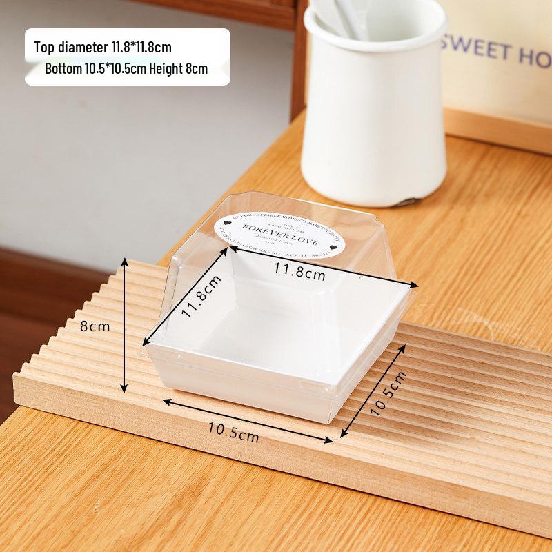 Tall Square Cake Slice & Dessert Box