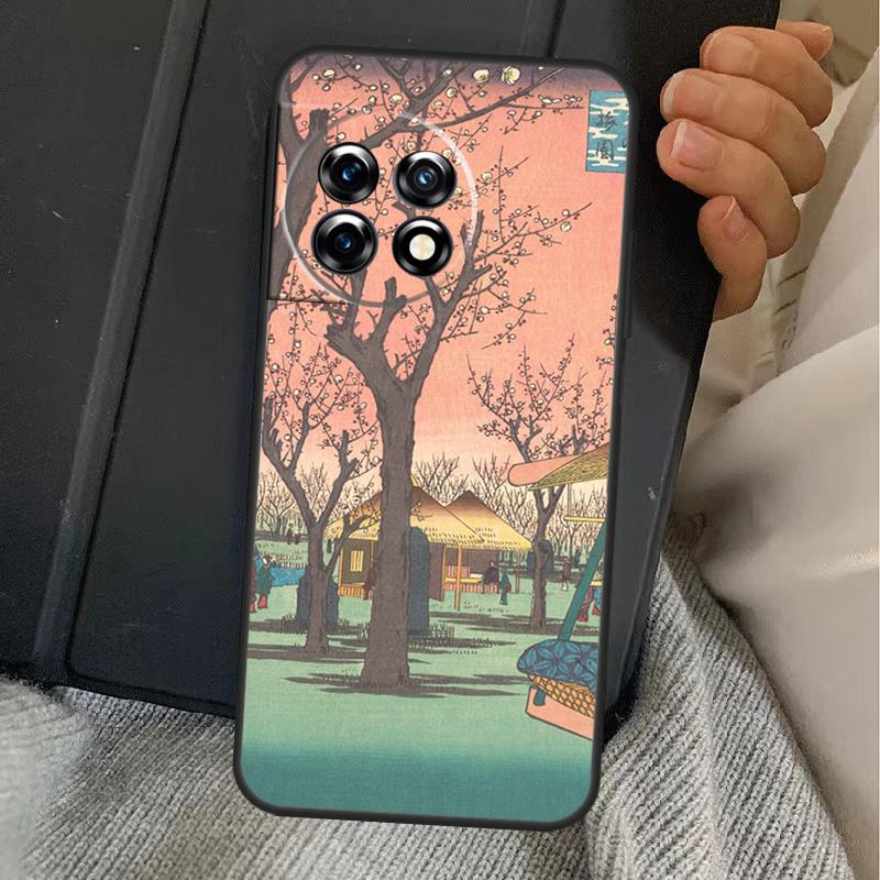 Japanese Ukiyoe Case For OnePlus Nord 5 CE 2 3 4 Lite N20 N30 OnePlus 15 13 12 11 10T 10R 12R 13R 13T Cover