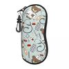 Custom Baby Bear Nurse Shell Eyeglasses Case Women Men Cool Cartoon Nursing Glasses Case Sunglasses Box Pouch