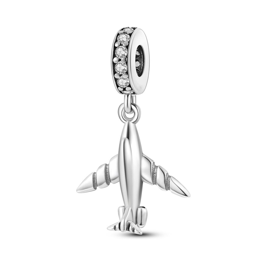 Copper Paris Tower Pyramid Travel Country Flag Charm Fit Original Bracelet Necklace Beads Pendant Women Diy Jewelry