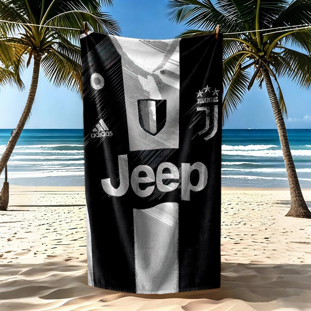 Juventus Beach Towel Super Soft Microfiber Quickdry Fabric Comfortable Lightweight