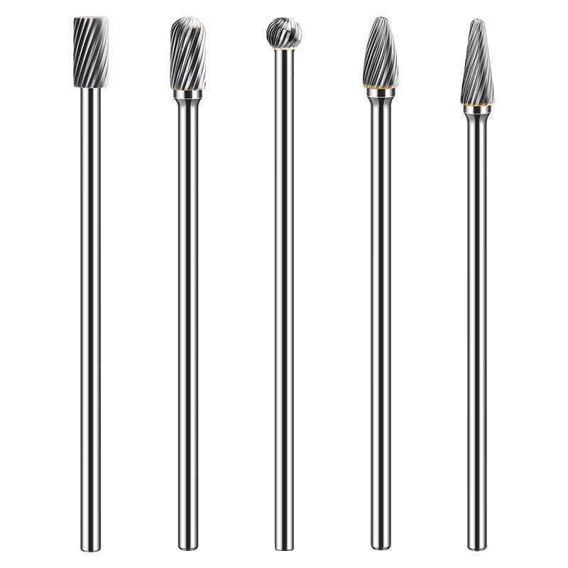 Extra Long Tungsten Carbide Grinding Head, 150mm Extended Shank for Metal Engraving and Milling