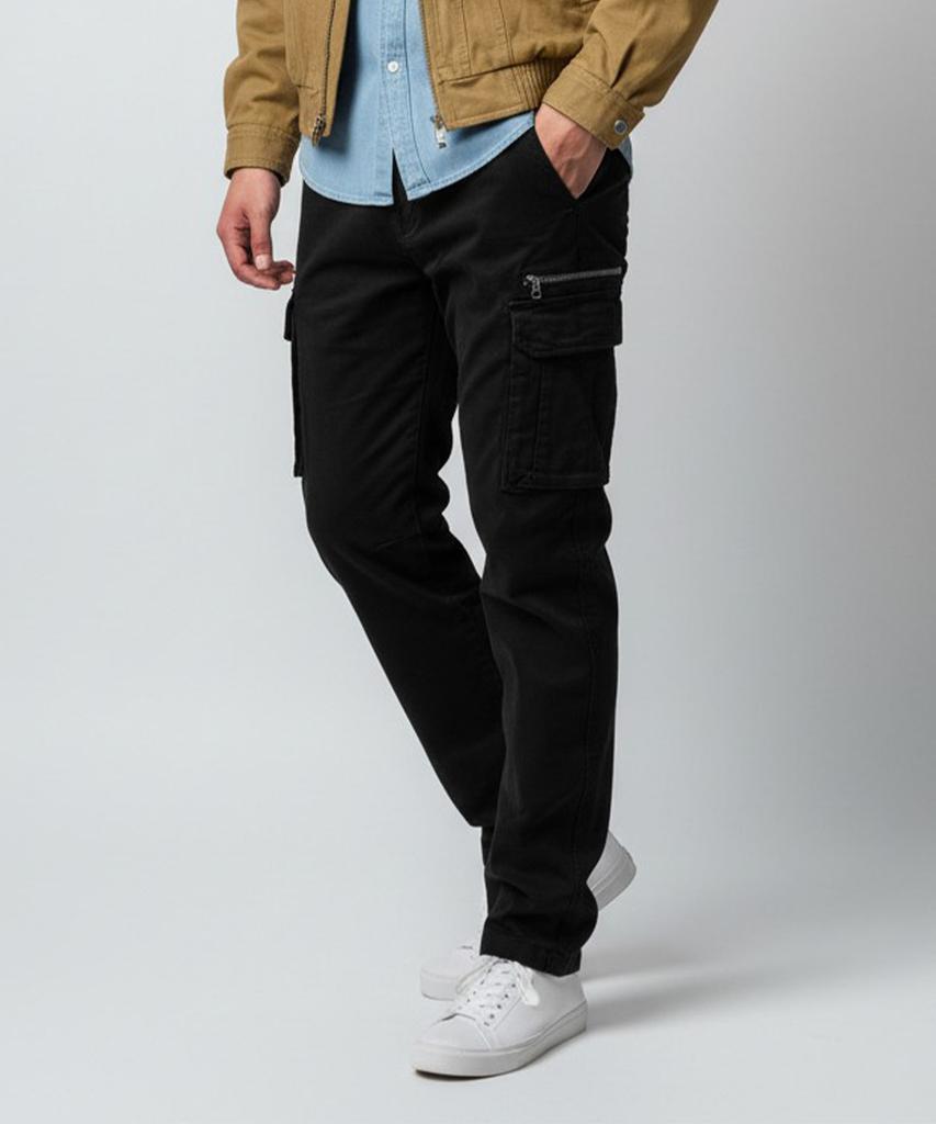 Pentaon Straight Cargo Stretch Cotton Pants
