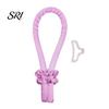 Lazy Curls Maker No Heat Hair Curling Rod Headband with 2 Scrunchies Claw Clip Overnight Sleeping Breathable Silk Ribbon Curler Women Long Roller