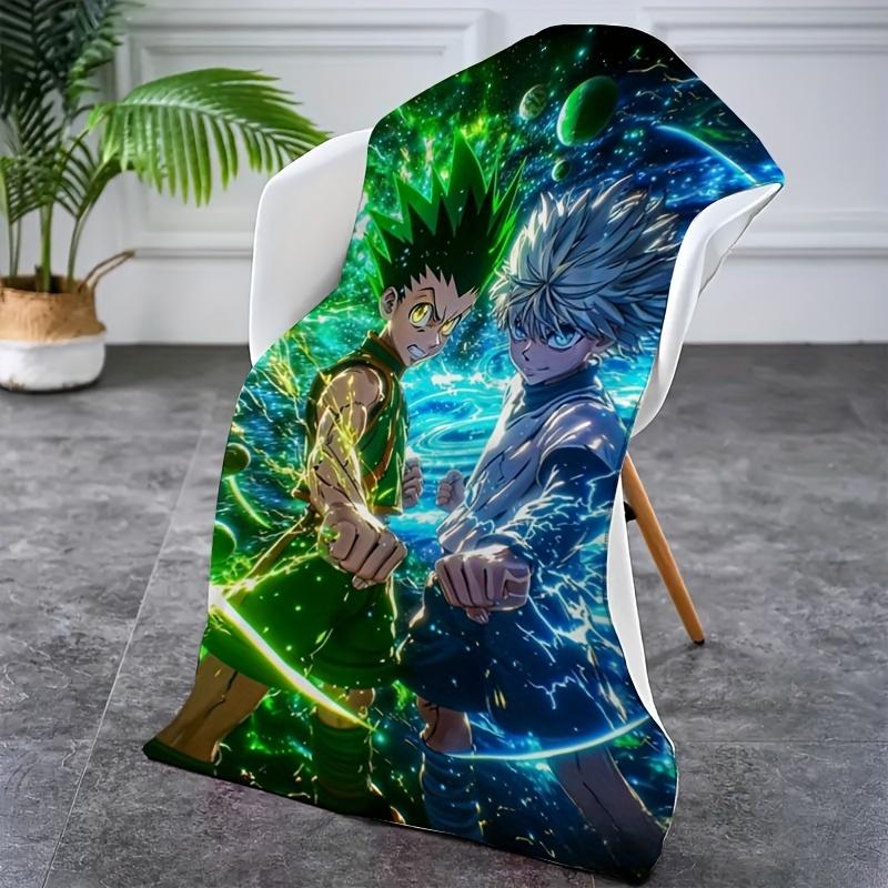 H-Hunter x Hunter Microfiber Beach Towel Quick Dry Sand Free Absorbent Pool Gym Sports Towel for Anime Fans Beach Accessories
