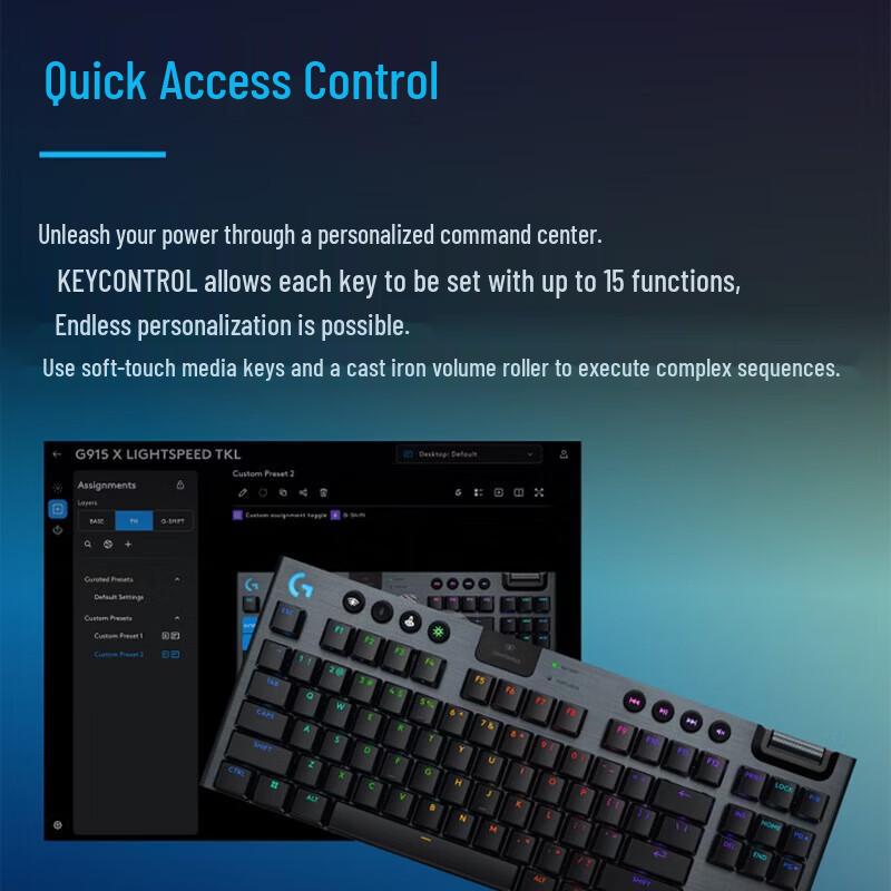 Logitech G915 X LIGHTSPEED TKL Gaming Keyboard