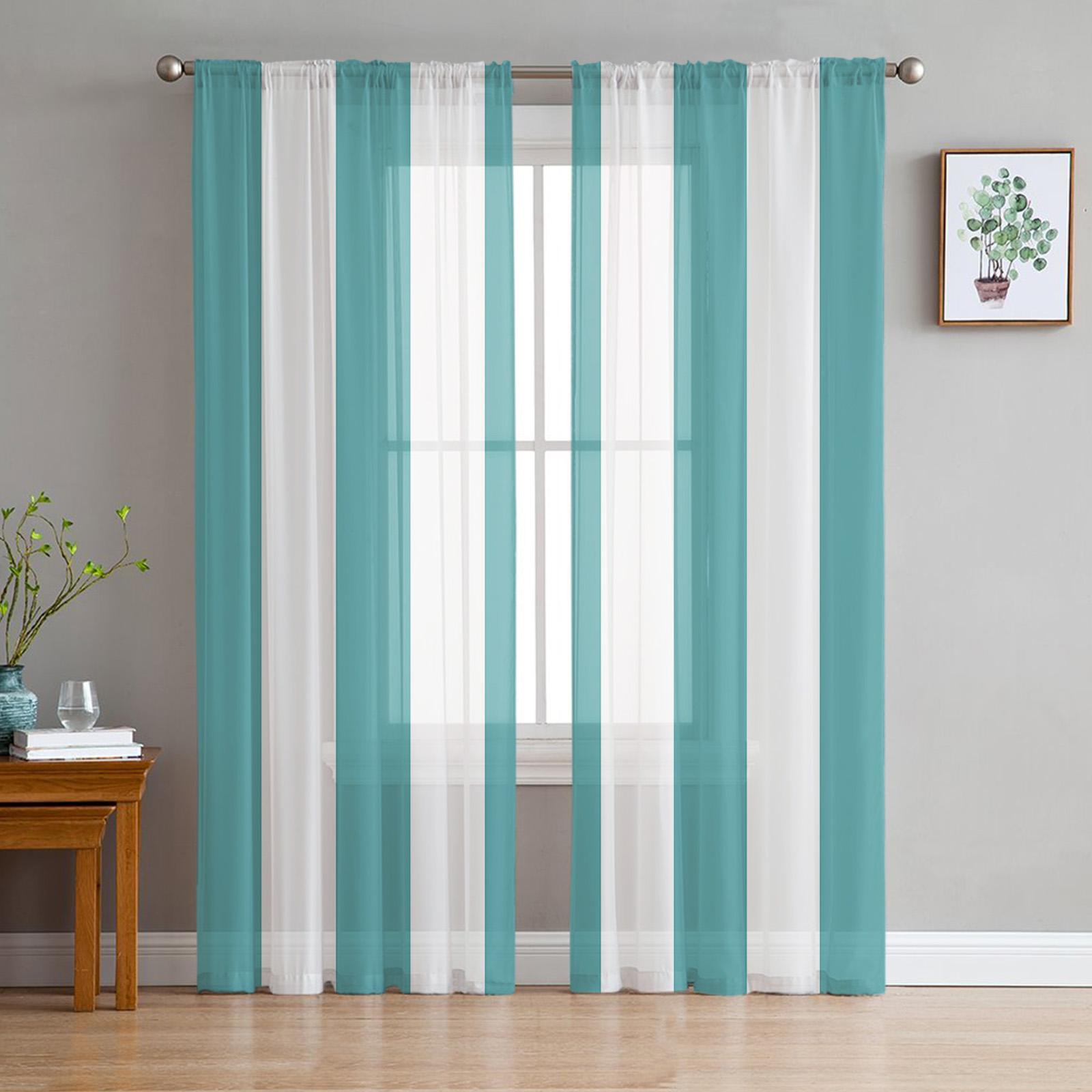 

Шторы из марли с рисунком морской звезды и древесным зерном для детской спальни, кухонный экран для гостиной, праздничный декор, занавеска из вуали 135W x 114H(cm)