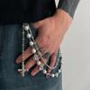 Exquisite Cross Waist Chain Luxuriöser Hip-Hop Stil Herz Perlen Taille Kette Hipster Harajuku Quaste Hosenkette Für Männer Frauen