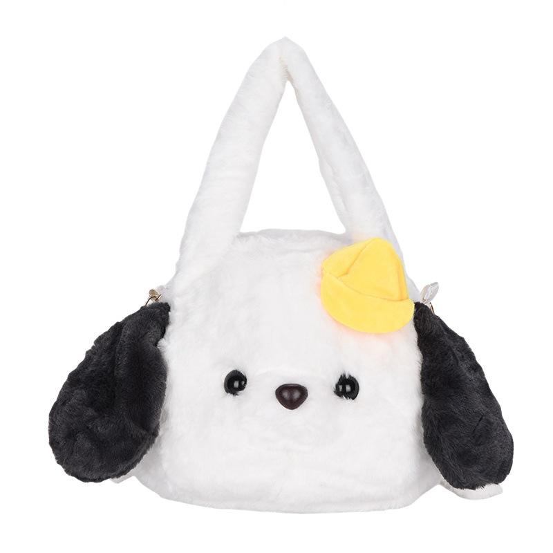 Vitality Girl Cute Big Head Doll Hand Bag Ins Soft Girl Going Out To Store Handbag Student Messenger Bag Bag