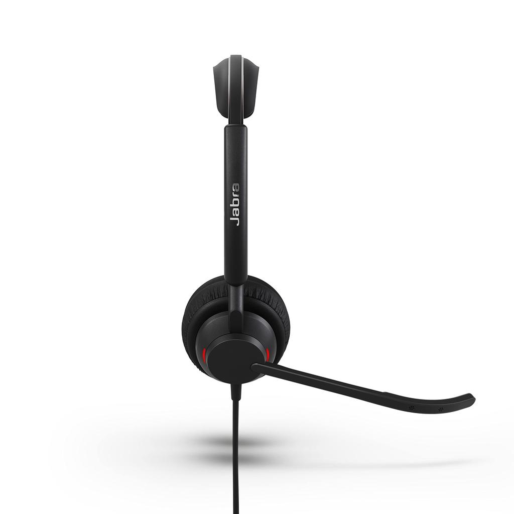 Jabra Engage 50 II Wired Stereo Headset with Link Call Control, Noise Cancelling, 3-Mic Technology, USB-A Cable, Ultra-Lightweight, MS Team