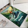 Custom Name Paddington Bear Printed Carpet, for Office Chair Living Room Bedroom Kitchen Room Decor Gifts.