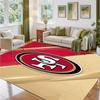 San Francisco 49ers Design Kristall-Samt-Teppich Weiche Dekorationsmatte für Schlafzimmer Eingang