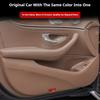 For Xpeng P7 2022 2023 2024 4Pcs Car Door Anti Kick Protection Pad Panel Alcan Tara Suede Auto Doors Anti-Dirty Cover Sticker