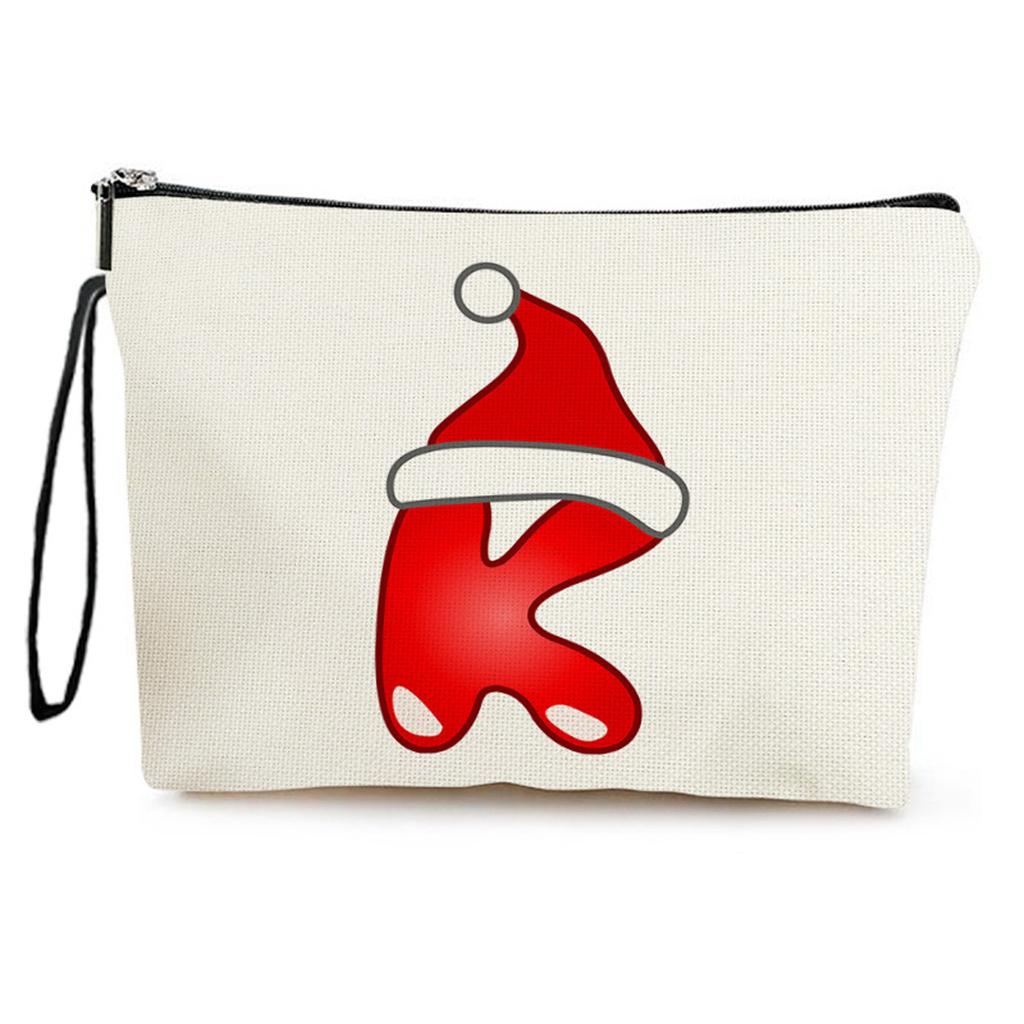 Christmas Candy Cosmetic Bag Women's Portable Storage Bag