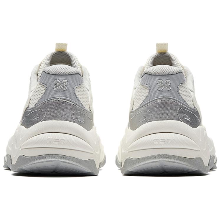 Anta Meteor VENT Comfortable Versatile Shock Absorbing Wear Resistant Low Top Casual Shoes Women Casual Shoes Silver 122528858-3