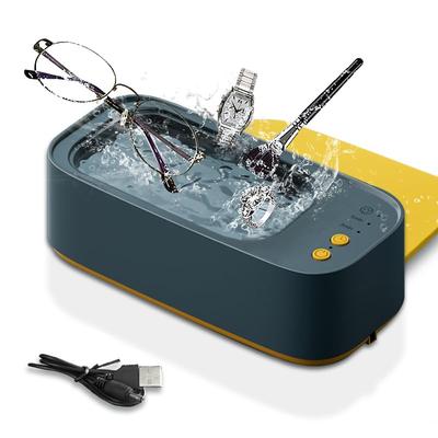 Ultrasonic Cleaning Machine, Can Be Used for 2 Hours. Lightweight, Portable, Equipped with Touch Control and 3 Modes, Suitable for Glasses, Rings, Coi