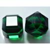 Unique Lab-Created Emerald Green Cube Cut 94.15 Ct CERTIFIED Loose Gemstone Pair 1S-833