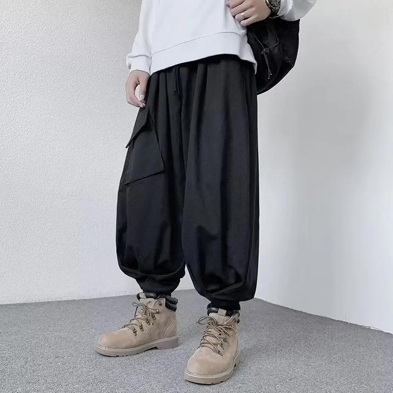 Men Loose-fit Wide-leg Cargo Pants For Men Autumn/Summer Casual Vintage Pants Sensibilityniche Design