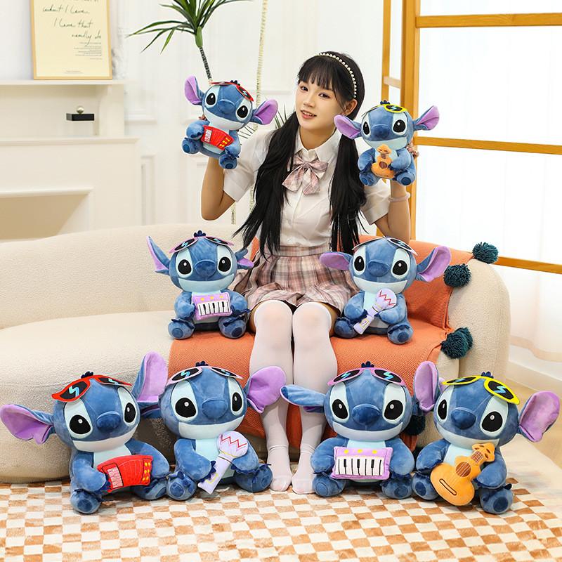 Guitar Microphone Plush Toy Animal Stuffed Doll For Kids Gift Collectors