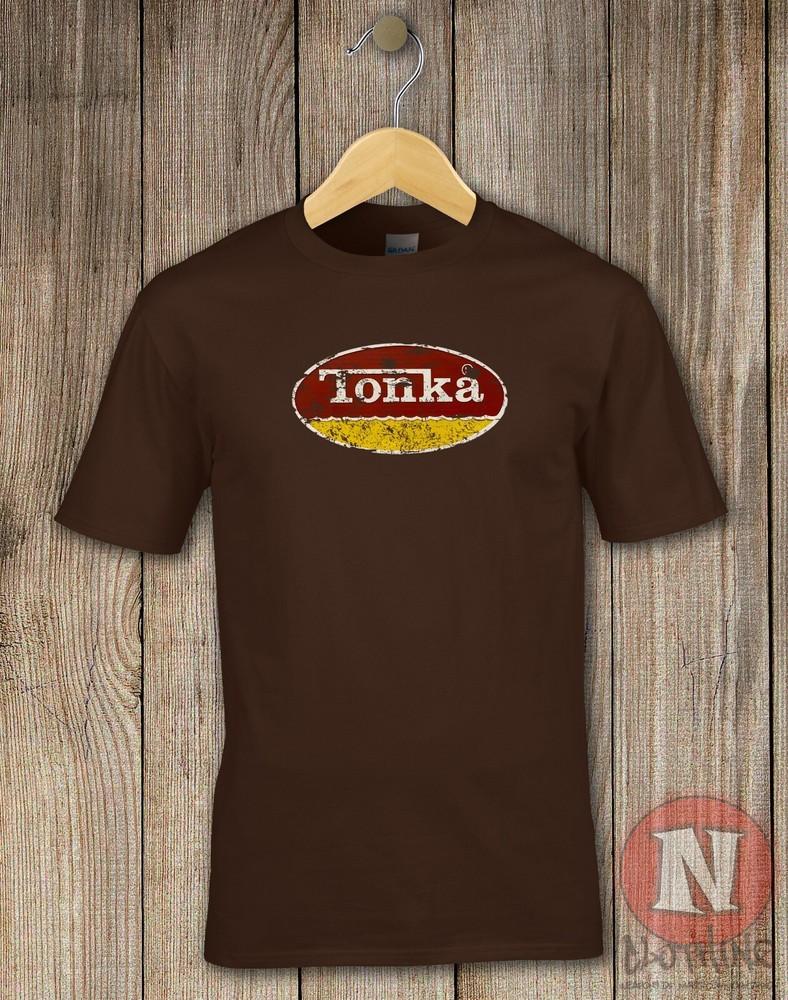 Tonka Retro Logo TShirt Distressed Print Tee 2XL