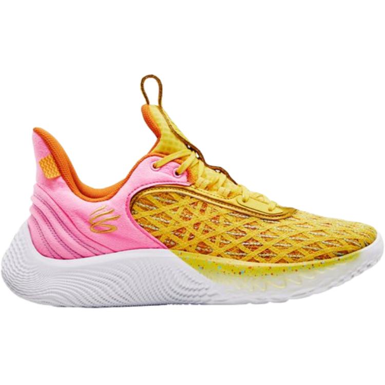 SESAME STREET x Under Armour Curry 9 Low top Performance Basketball Shoes Lemon 3024249-702