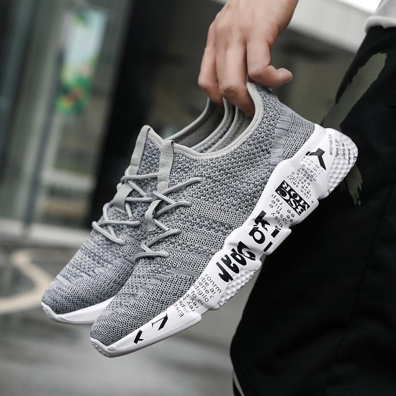 Summer Men Sneakers Tennis Sport Running Shoes Breathable Designer Male Casual Shoes Light Trainers Jogging Walking Sneakers 47