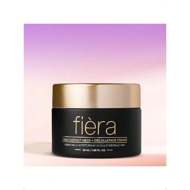 Fiera Neck Firming & Tightening Cream 50ml/Anti-Aging Moisturizer For Sagging Skin, Improves Neck And Jawline Definition, Reduces Wrinkles