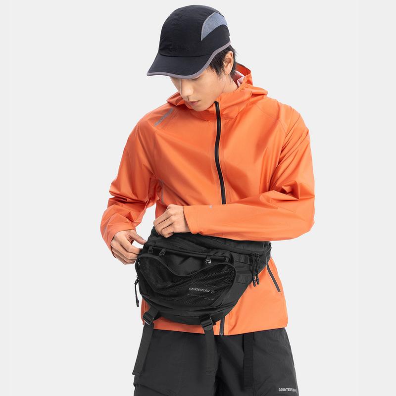 Li Ning CF Minimalist Versatile Polyester Shoulder Crossbody Chest Bag Unisex Bags Black ABLV035-1