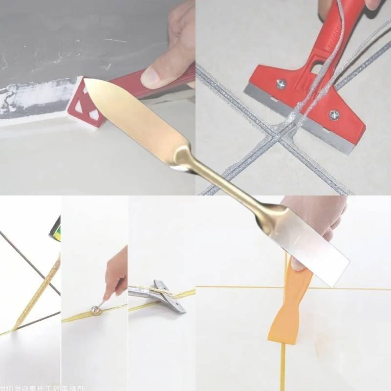 New Angle Glass Glue Scraper Stainless Steel Putty Knife With Chromium Vanadium Steel Body
