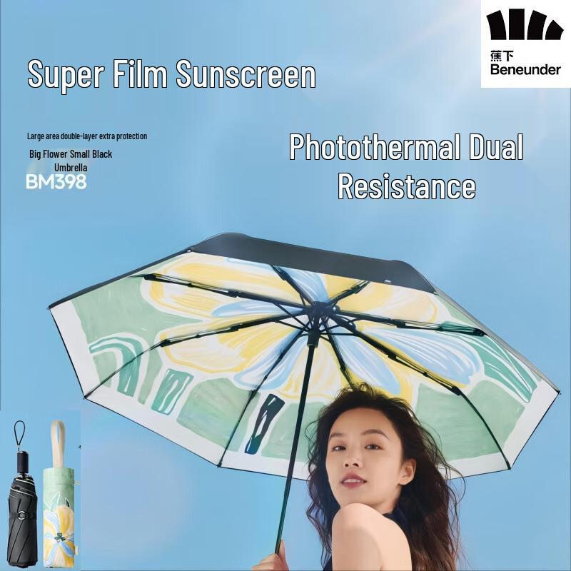 Beneunder UV Protection 5-Fold Portable Umbrella