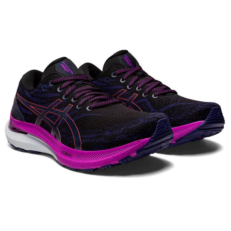 New Asics Gel Kayano 29 D Wide 'Black Red Alert' Women's 1012B297-003