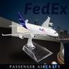 1/400 Replika Fedex Airways A380 Diecast Flugzeugmodell 16CM Kunststoffbasis Fahrwerk Legierung Spielzeug Flughafen Verkehrsflugzeug Dekoration