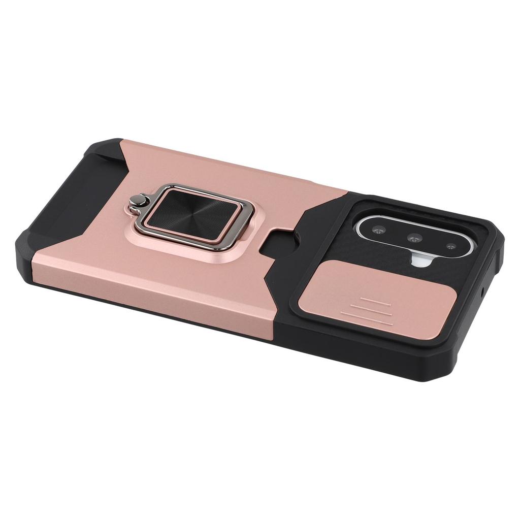 For Samsung Galaxy A17 5G/A17 4G/A26 5G Case Kickstand Slide Lens Lid PC + TPU Phone Cover with Card Slot