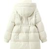 Women's Autumn and Winter Coat Solid Color Hooded Loose Thickened Windproof Mid-length Women's Jacket 5 Colors