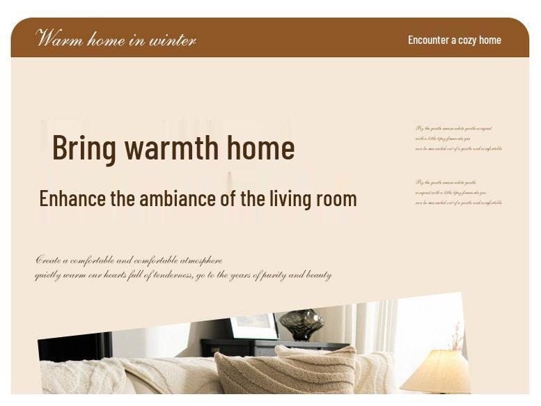 Cross-Border Cream Velveteen Plush Sofa Cushion - Autumn Winter Thick, Non-slip Modern Minimalist Design