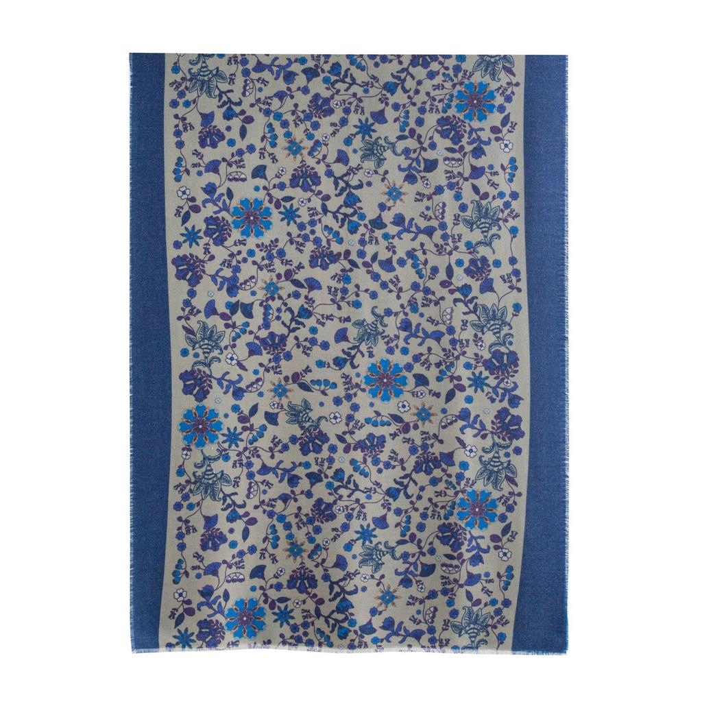 Autumn and Winter Printed Cashmere Scarf Elegant Printed Cashmere Feel Scarf Women's Warm and Cold Proof Scarf