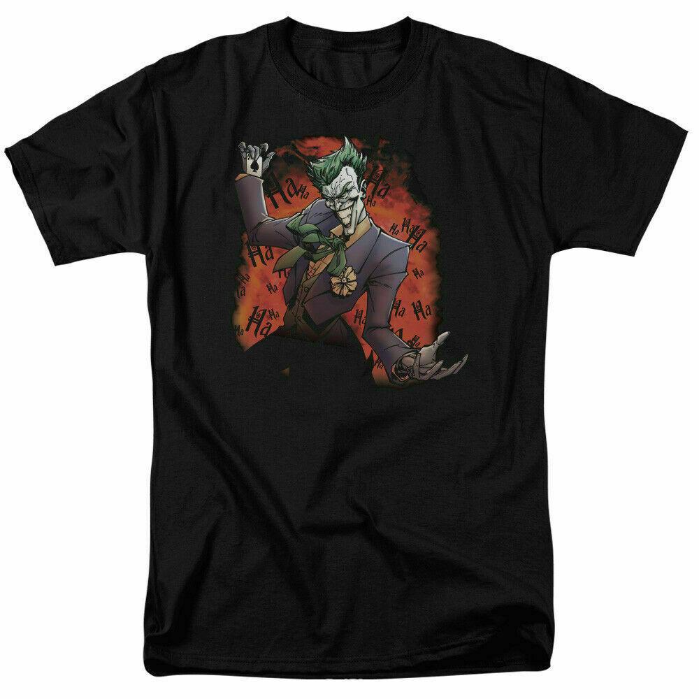 The Joker Joker s Ave T Shirt Licensed Comic Book Tee Black M