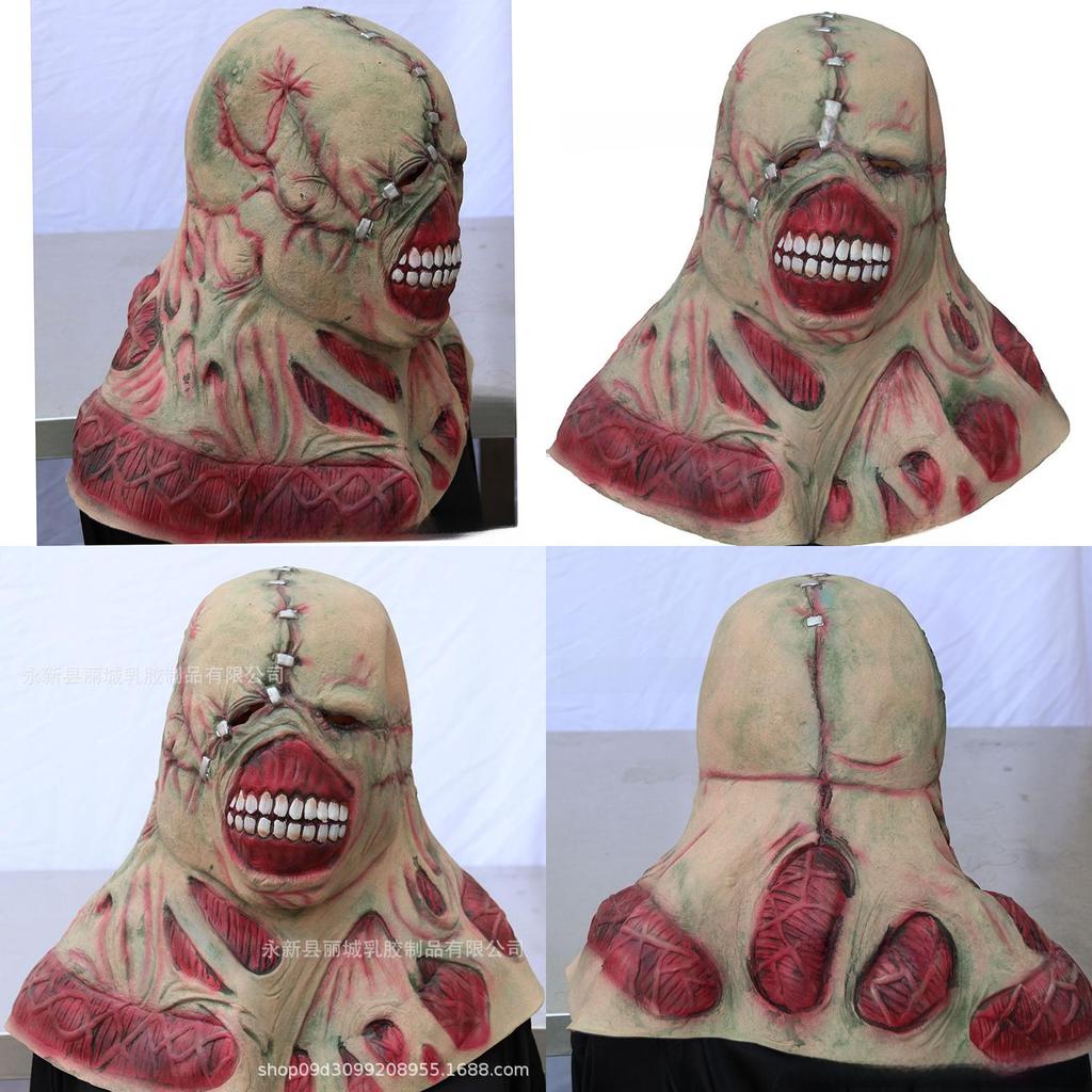 Haunted House Latex Mask For Adults With Scary Ghost And Monster Features