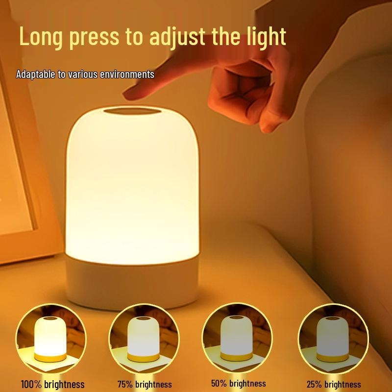 Bedside Touch Night Light: Sleep Aid, Baby Feeding, Atmosphere, Long Battery, Remote Control