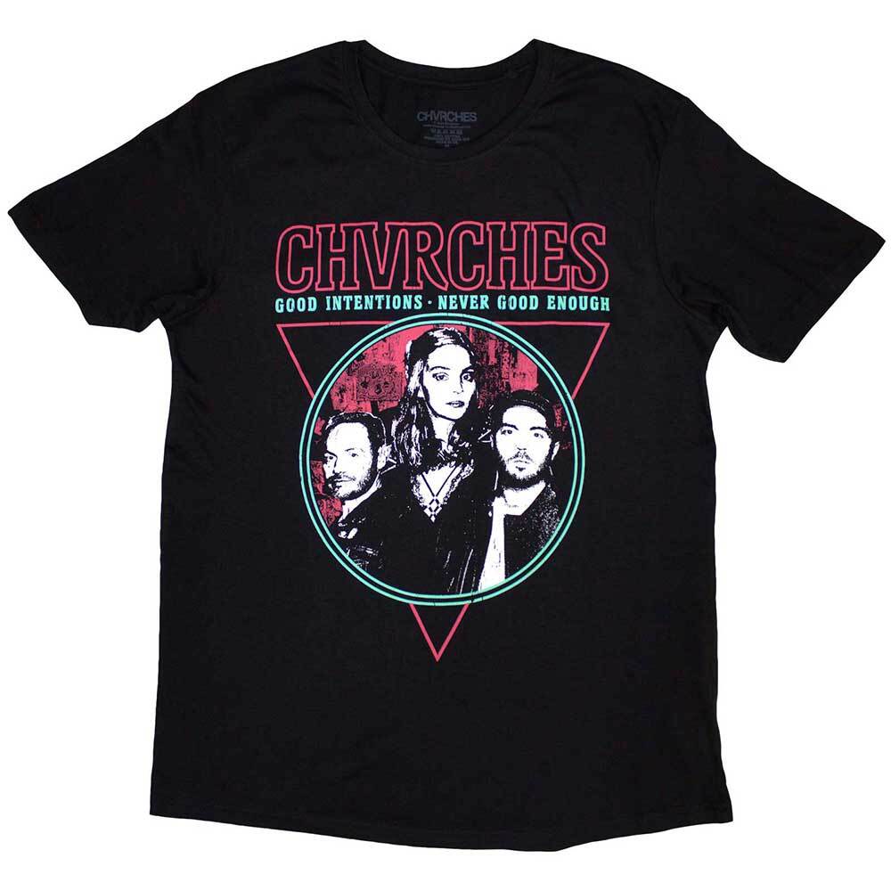 Chvrches Good Intentions T-Shirt Black New Unisex T-Shirt XXXL